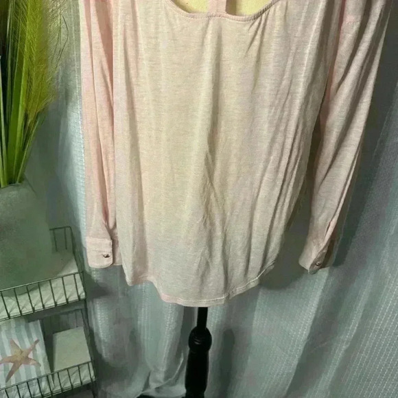 NWT Altar’d State Women’s Small Cut Out Back Long Sleeve Button Up Tunic Top - Picture 8 of 12